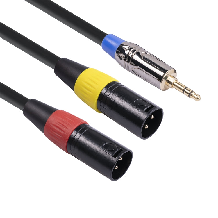 TC194BUXK108YR-30 Cavo audio maschio da 3,5 mm a doppio maschio Canon, 3.5mm Male to Dual Canon Male TC194BUXK108YR-30 Cavo audio maschio da 3,5 mm a doppio maschio Canon, 3.5mm Male to Dual Canon Male